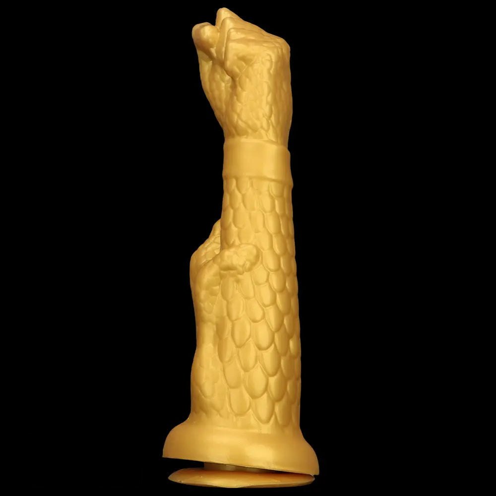 Gold dragon claw fist dildo, photo 12