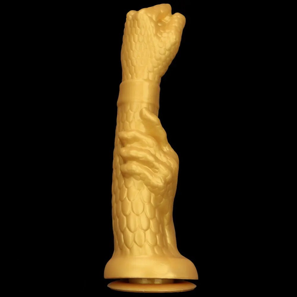 Gold dragon claw fist dildo, photo 13