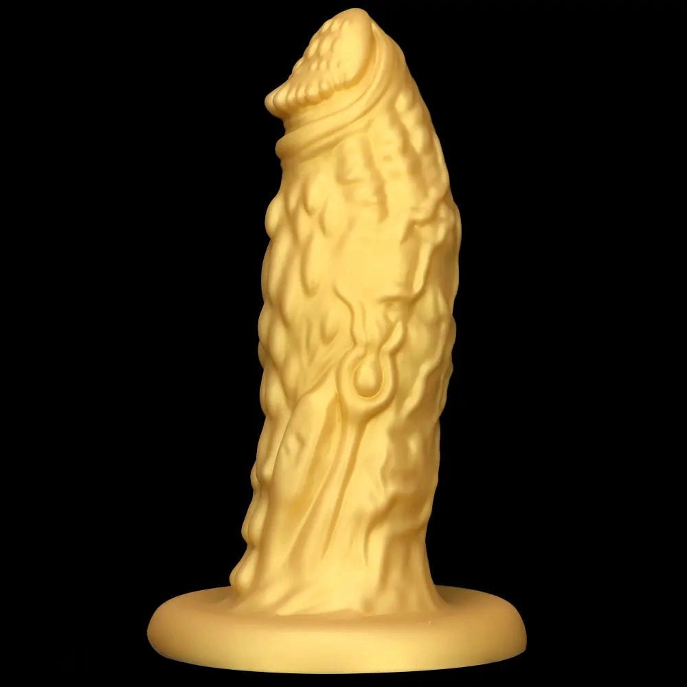Gold dragon scale fantasy dildo, photo 12
