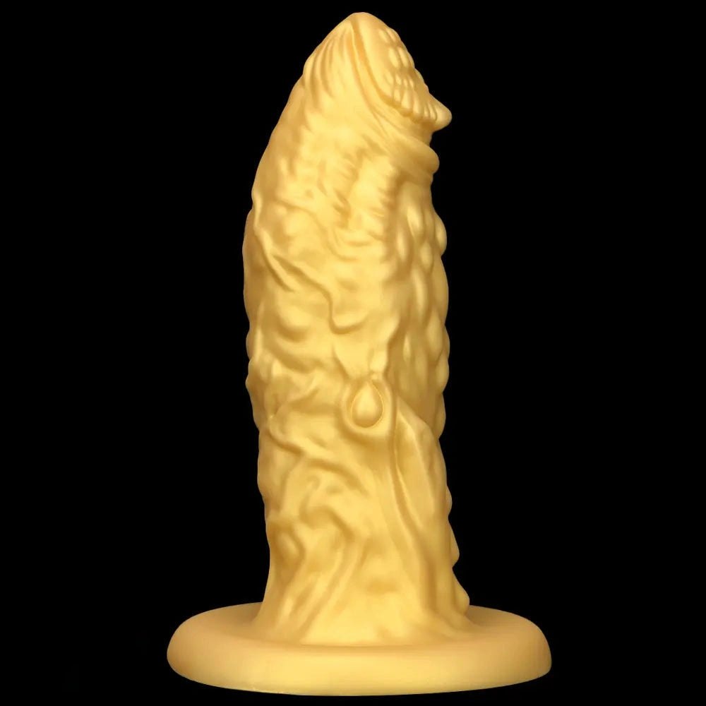 Gold dragon scale fantasy dildo, photo 14