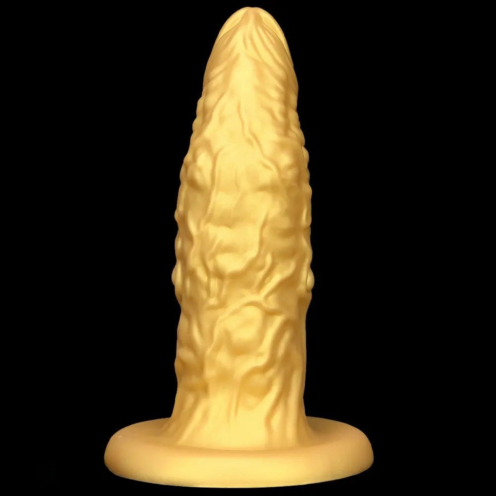 Gold dragon scale fantasy dildo, photo 15