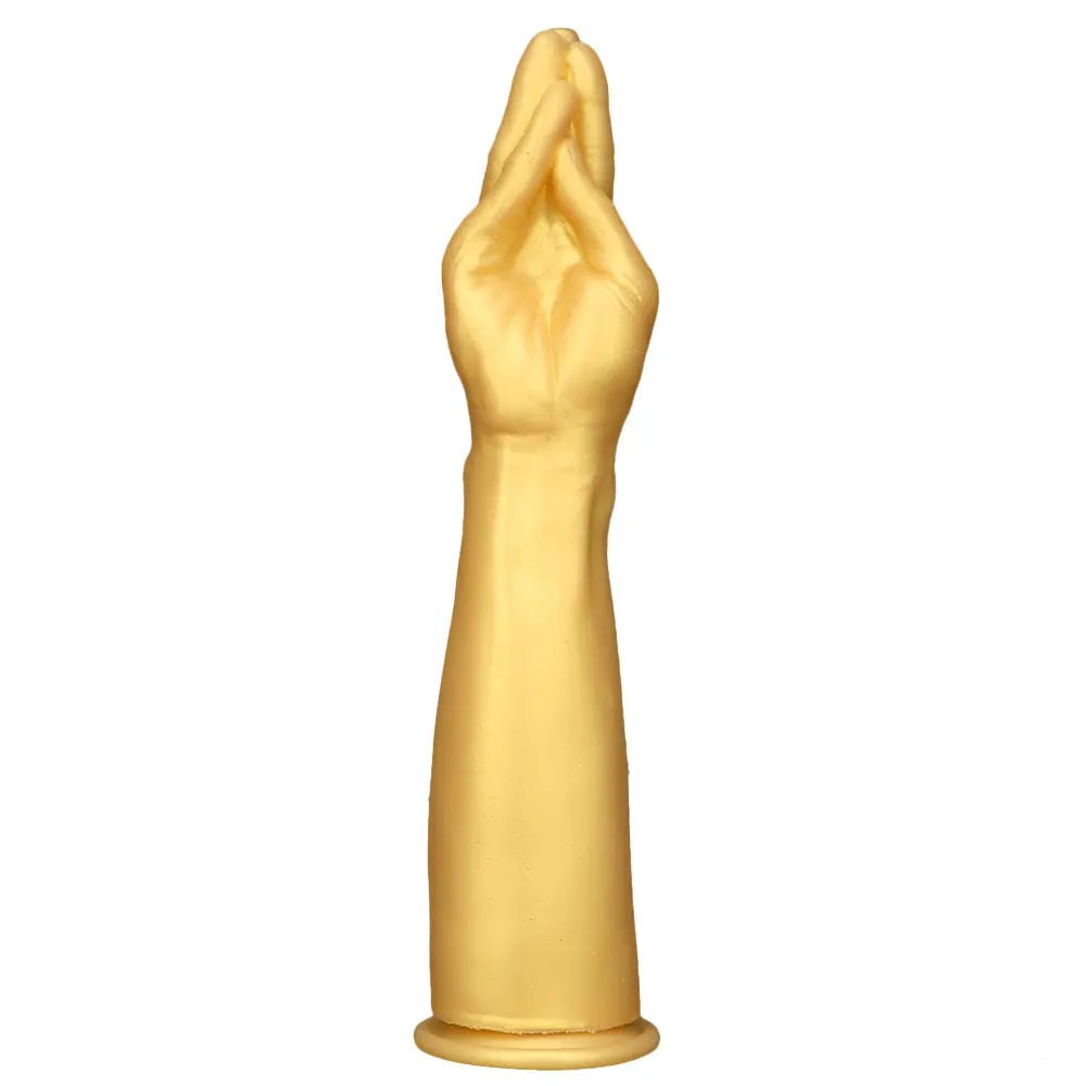 Gold fisting hand dildo, photo 10