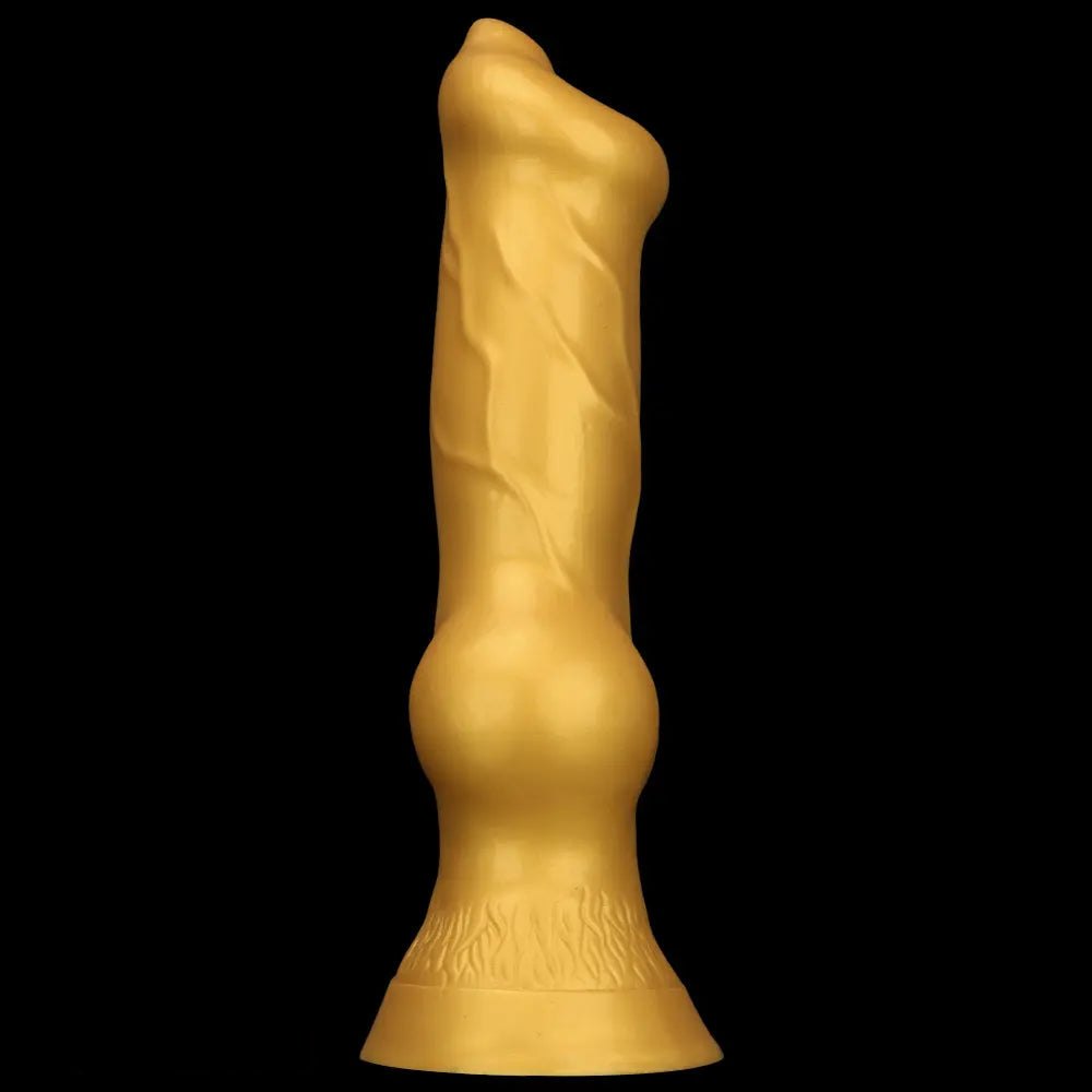 Gold knot bulge large dildo, photo 10