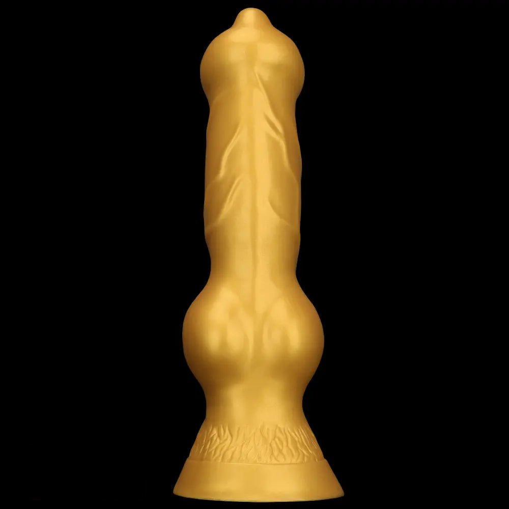 Gold knot bulge large dildo, photo 11