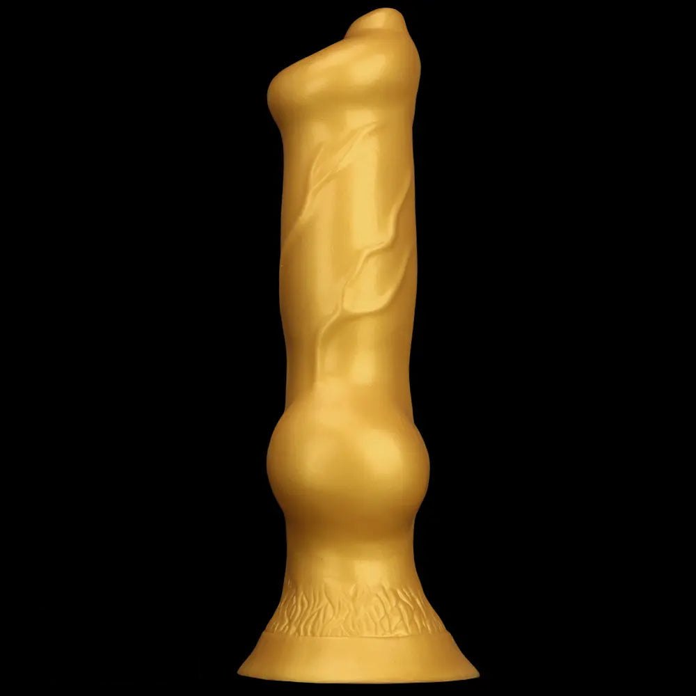 Gold knot bulge large dildo, photo 2
