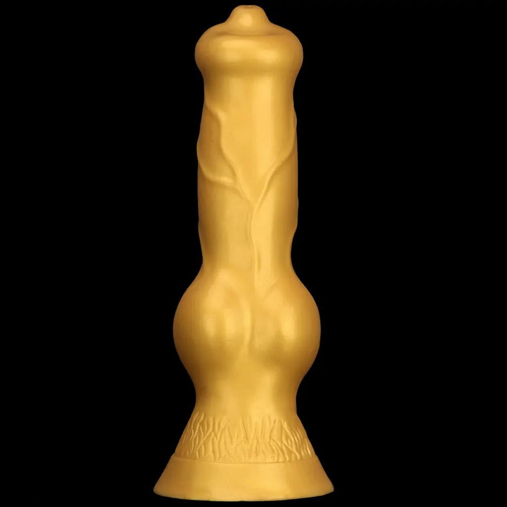 Gold knot bulge large dildo, photo 9