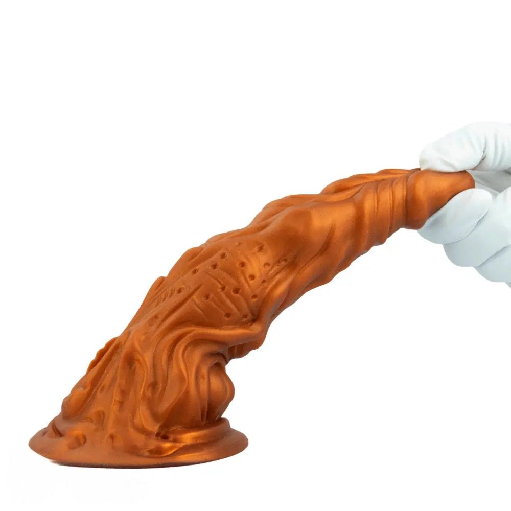 Gold monster fantasy dildo, photo 14