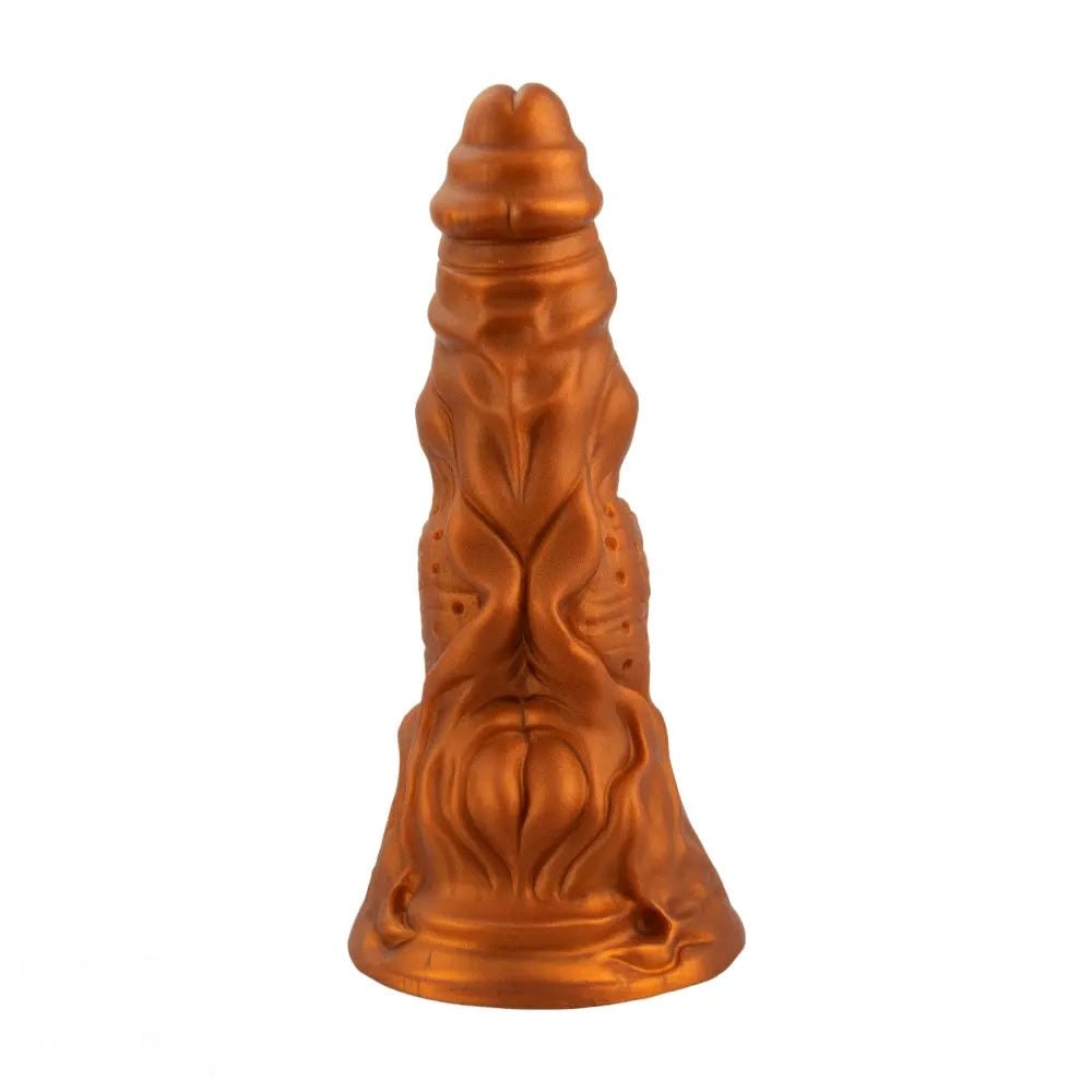 Gold monster fantasy dildo, photo 9