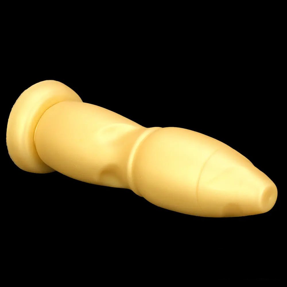Gold silicone anal plug, photo 7