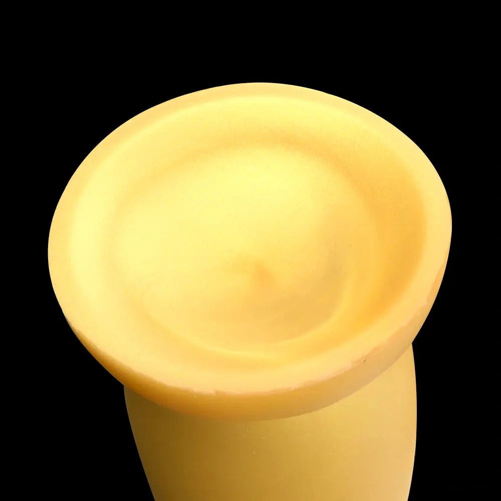 Gold silicone anal plug, photo 9