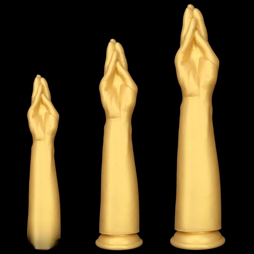 Gold fisting arm dildo, photo 11