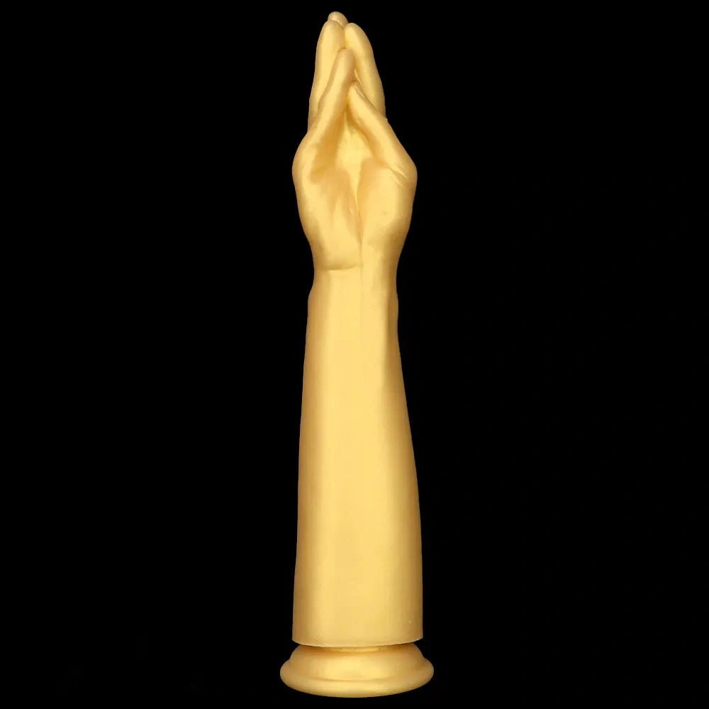 Gold fisting arm dildo, photo 13
