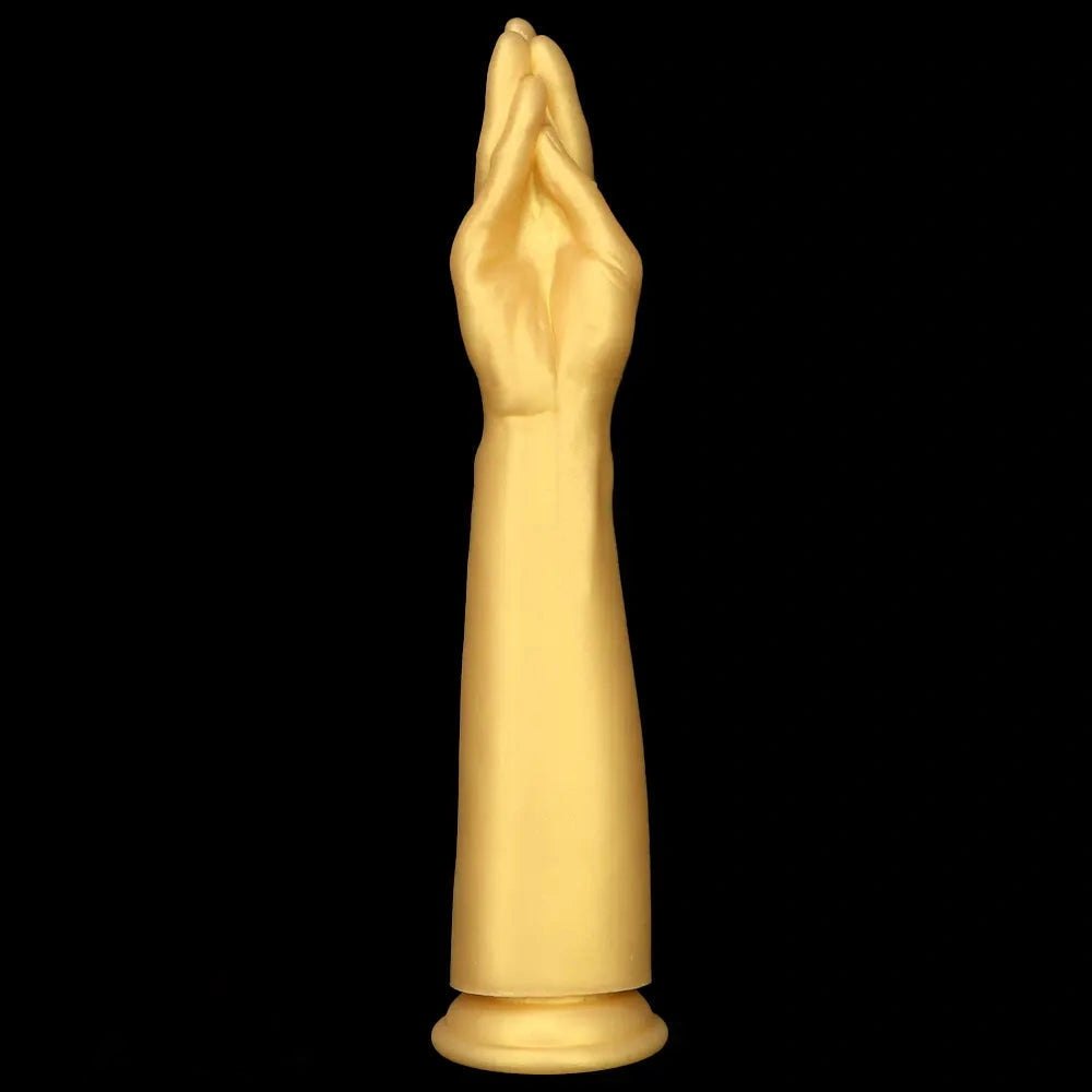 Gold fisting arm dildo, photo 15