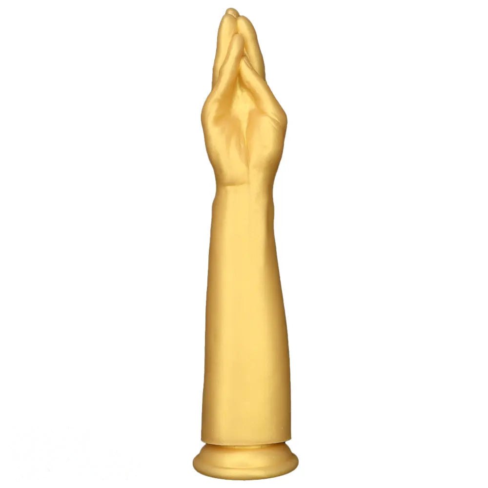 Gold fisting arm dildo, photo 2