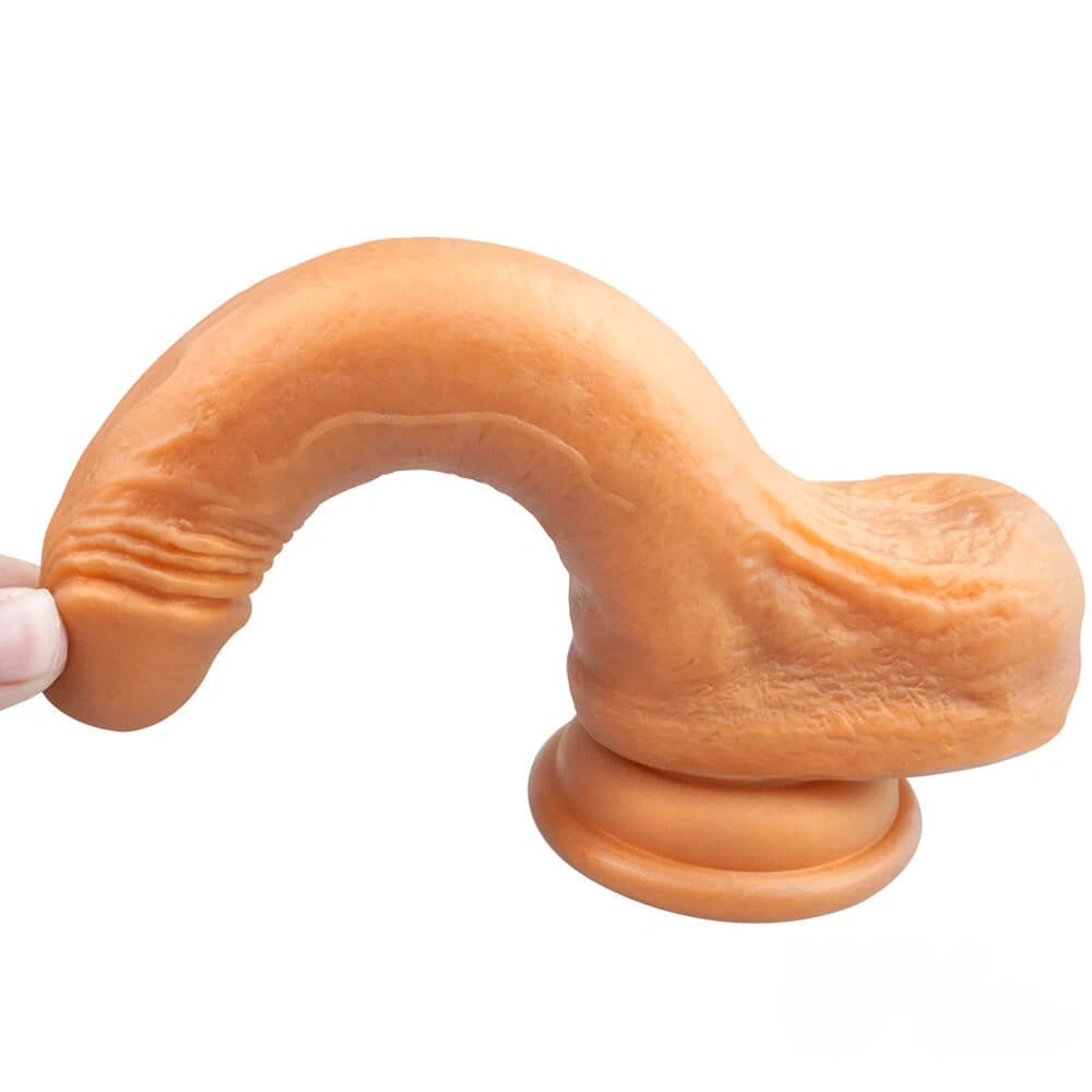 Gold silicone suction cup dildo, photo 5