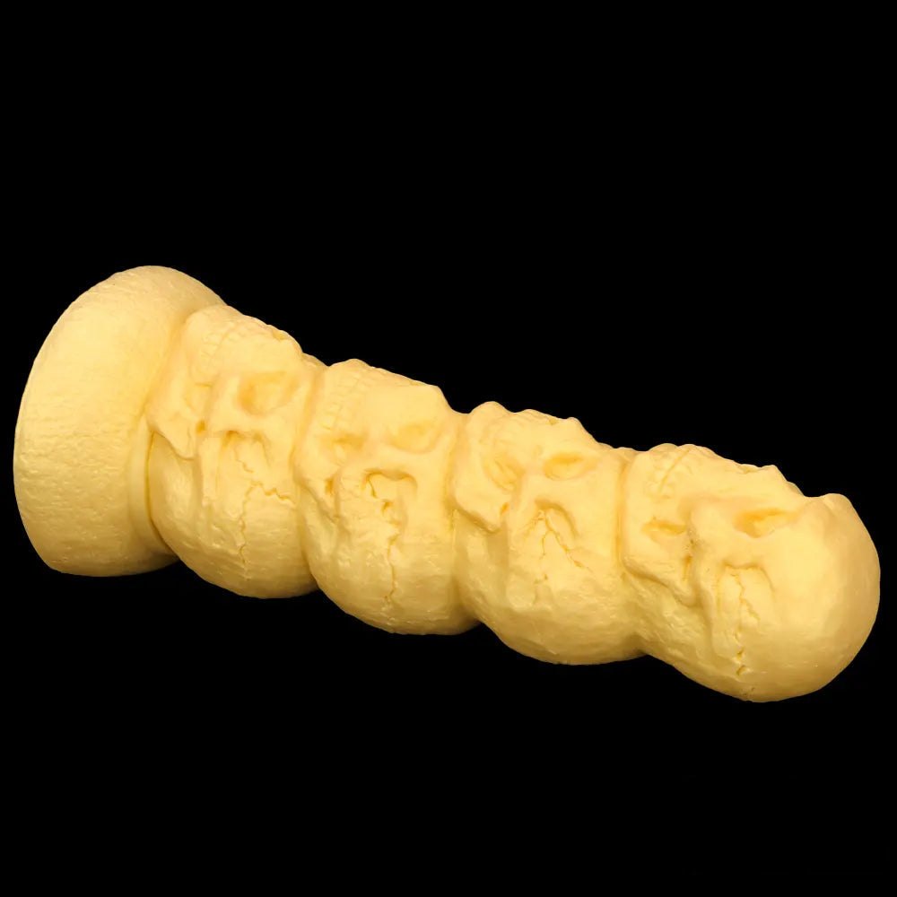 Gold skull stack fantasy dildo, photo 10