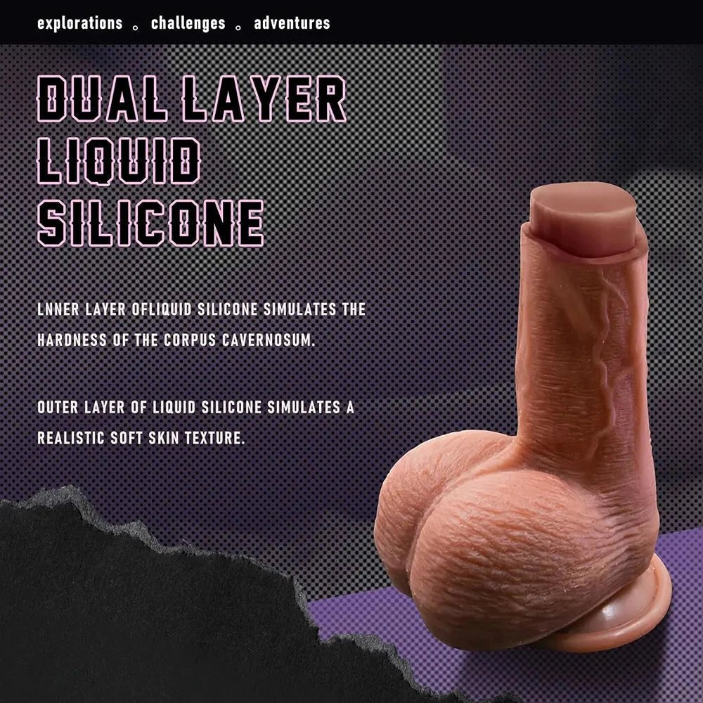 Gold smooth large dildo, photo 4