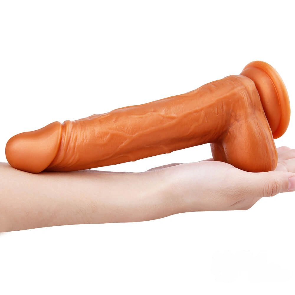 Gold-tone suction cup dildo, photo 3