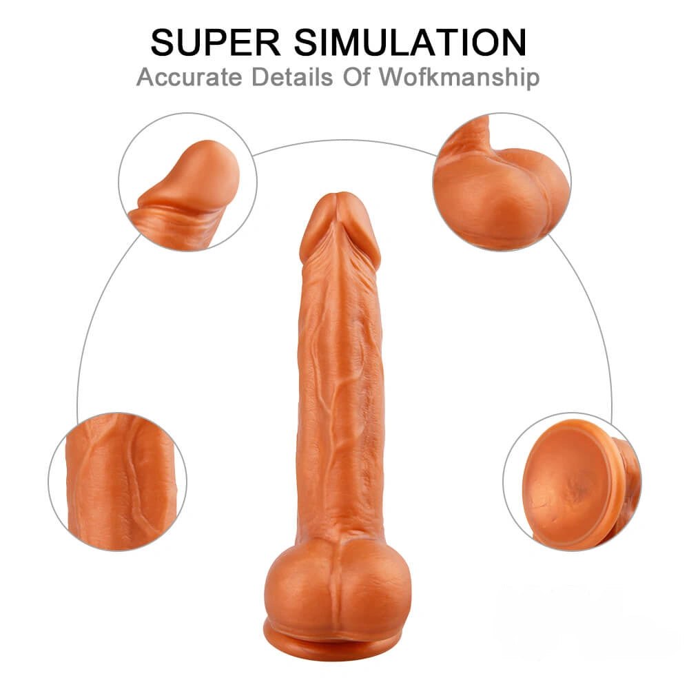 Gold-tone suction cup dildo, photo 8