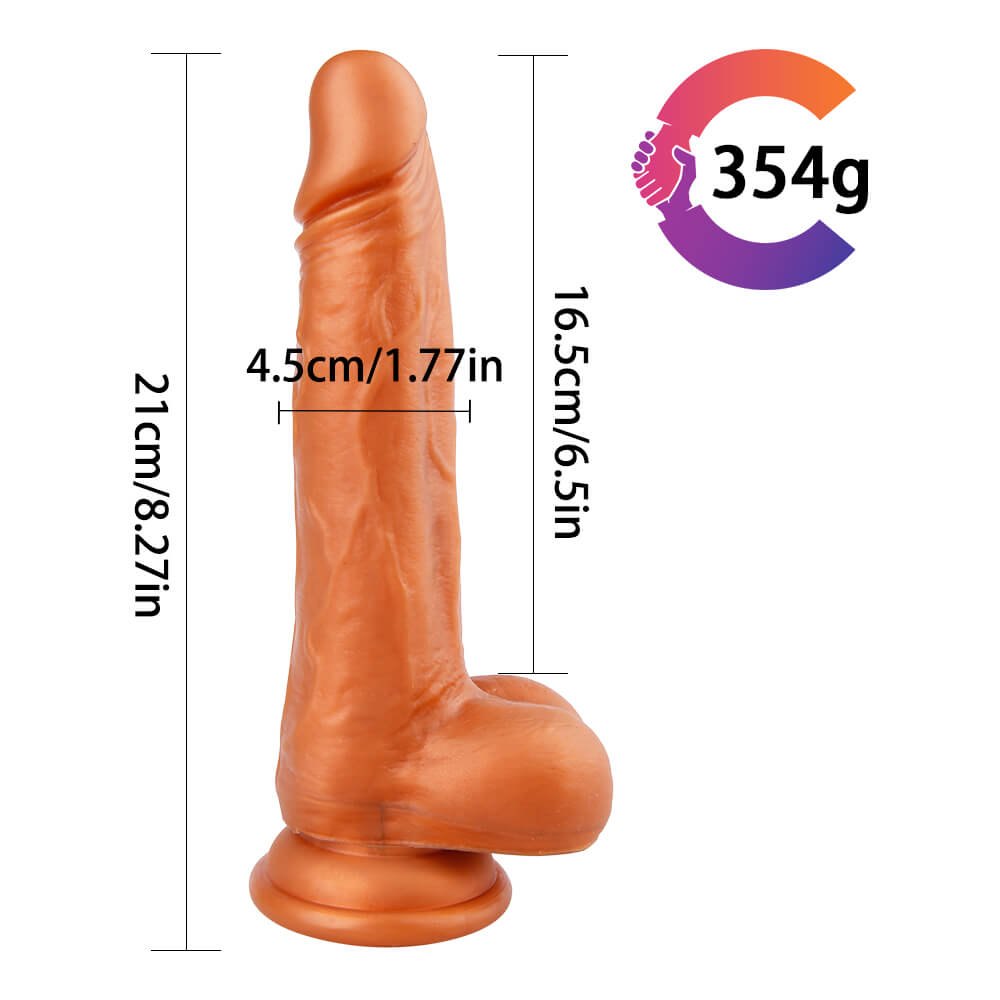 Gold-tone suction cup dildo, photo 9