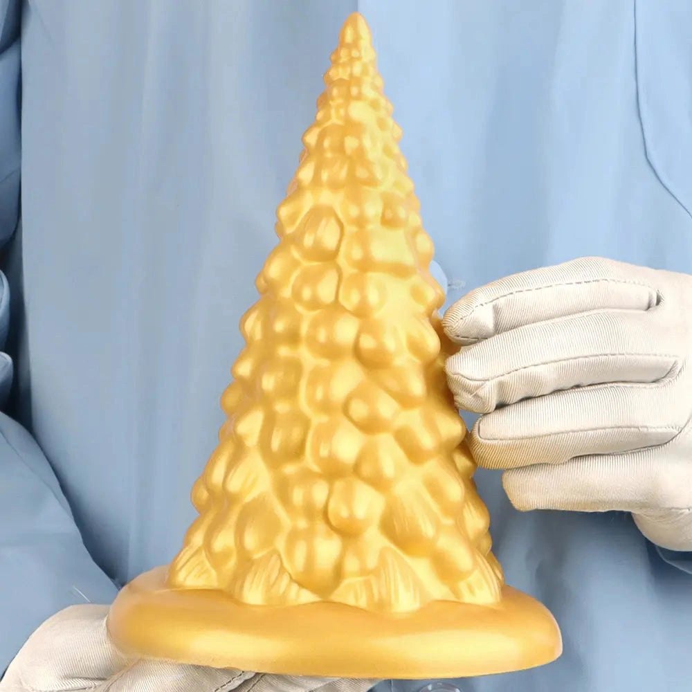 Gold textured anal plug, photo 15