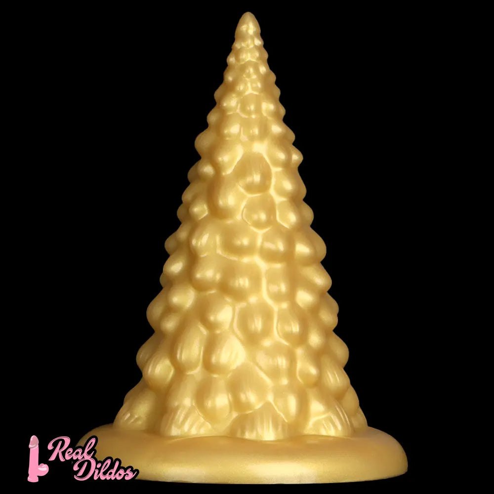 Gold textured anal plug, photo 8