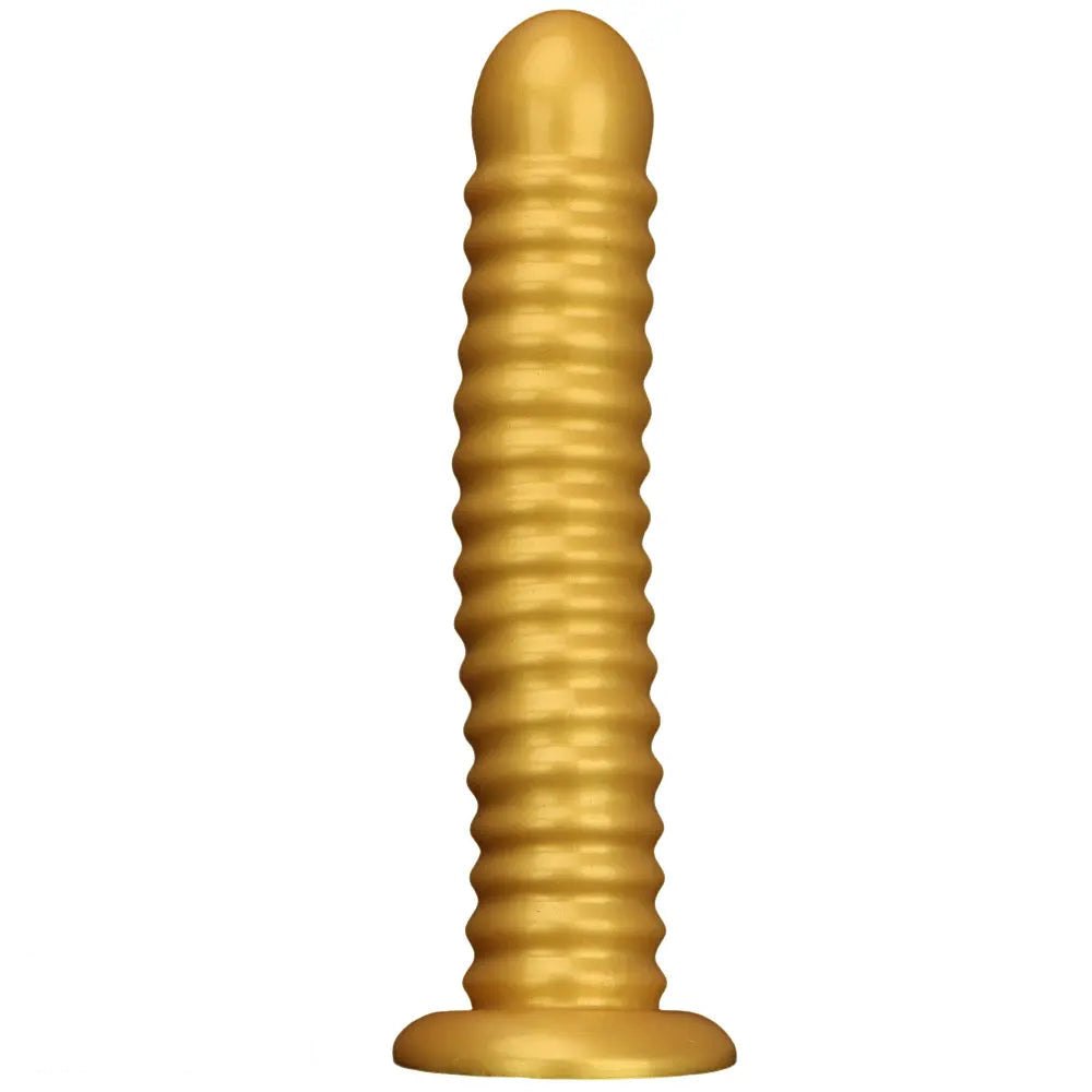 Gold threaded large dildo, photo 2