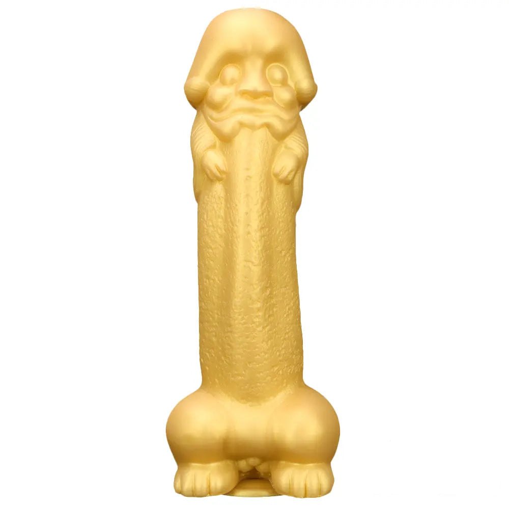 Gold bearded fantasy creature silicone dildo, photo 2