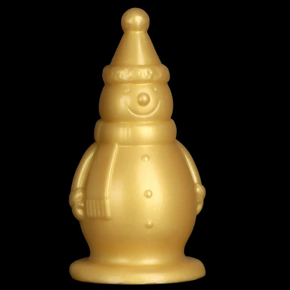 Gold snowman novelty butt plug, photo 13