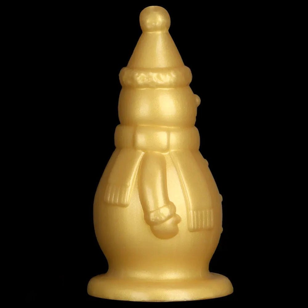 Gold snowman novelty butt plug, photo 14