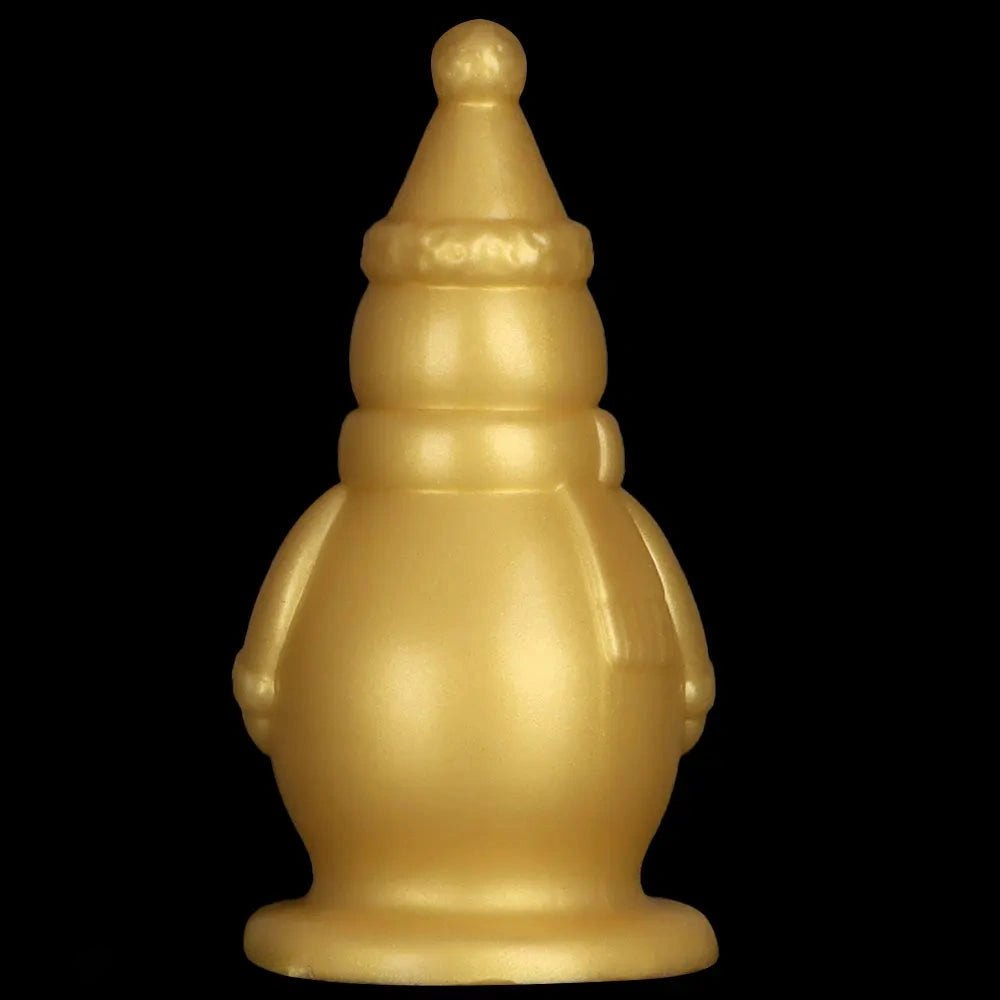 Gold snowman novelty butt plug, photo 15