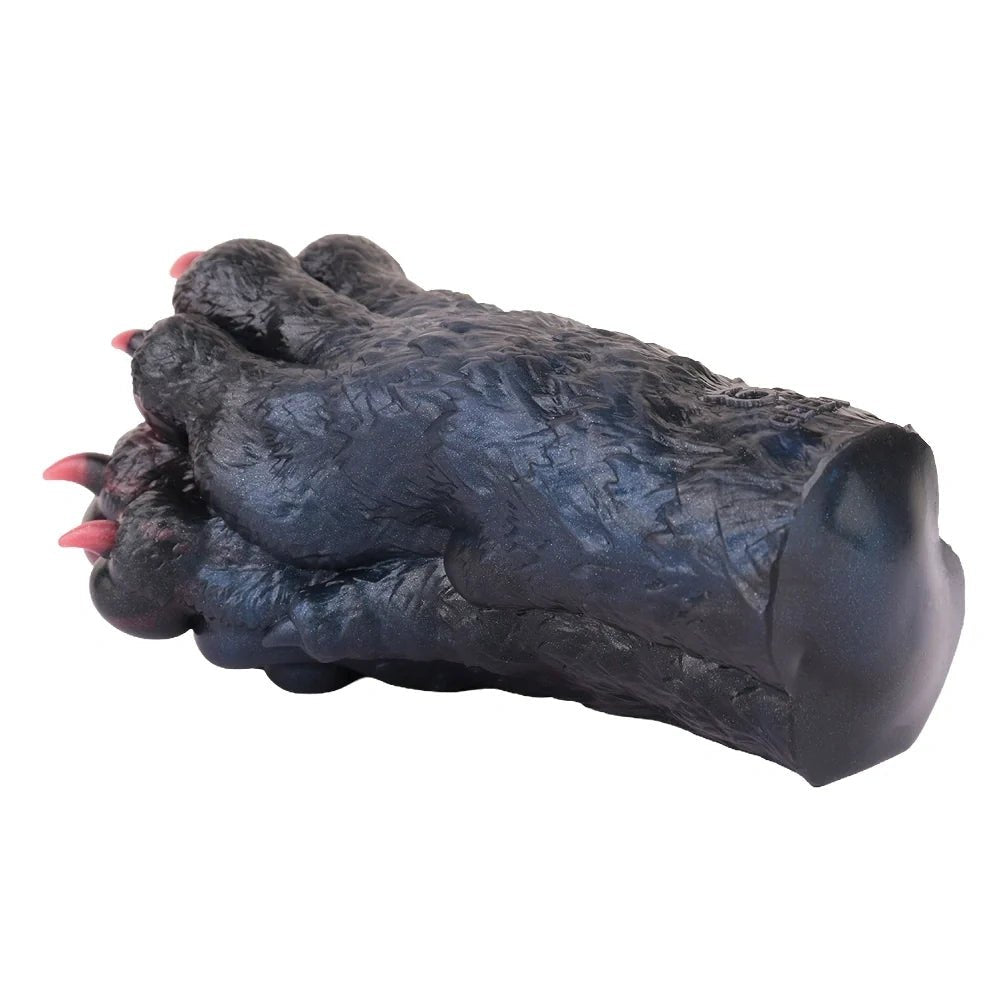 Black and burgundy double wolf paw masturbator, photo 11