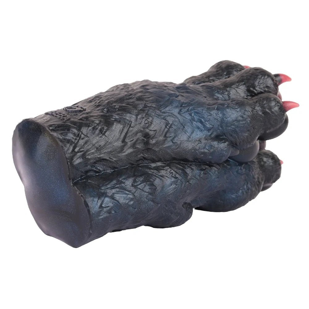 Black and burgundy double wolf paw masturbator, photo 12
