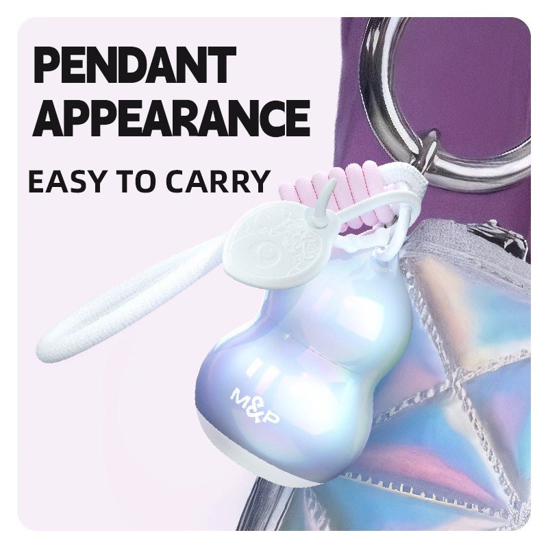 Pearlescent gourd shaped portable clitoral suction charm, photo 2