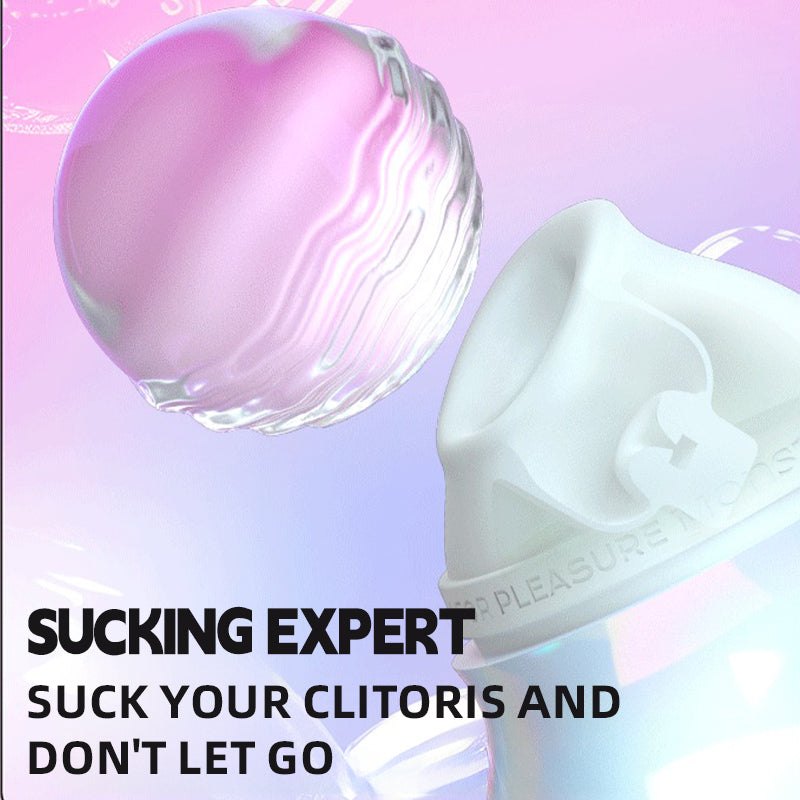 Pearlescent gourd shaped portable clitoral suction charm, photo 3