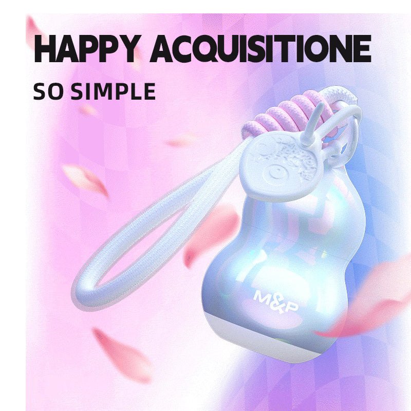 Pearlescent gourd shaped portable clitoral suction charm, photo 5