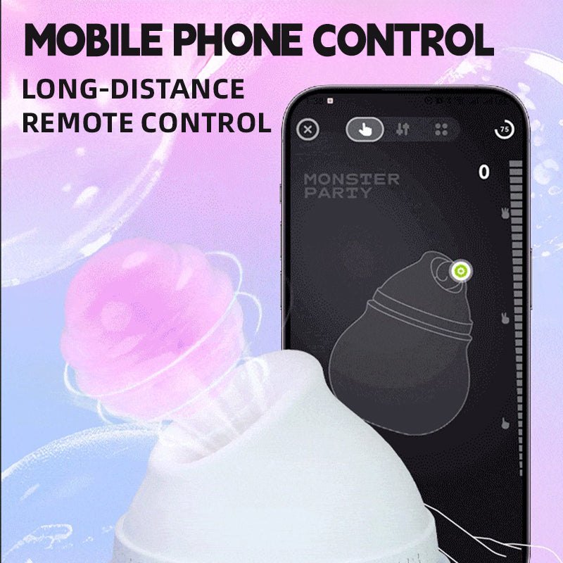 Pearlescent gourd shaped portable clitoral suction charm, photo 6