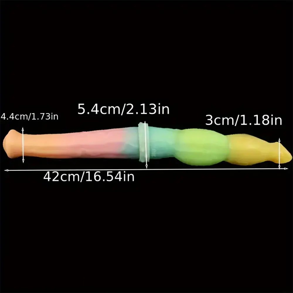 Gradient double end dildo, photo 4