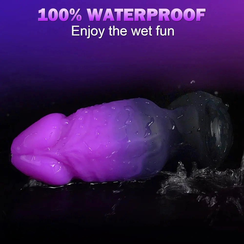Purple pink gradient fantasy dildo, photo 12