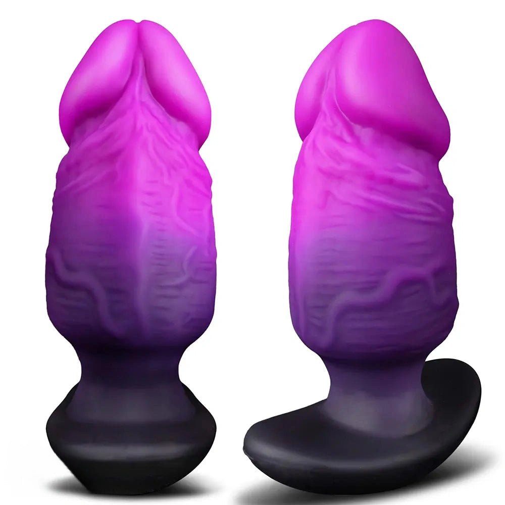 Purple pink gradient fantasy dildo, photo 2