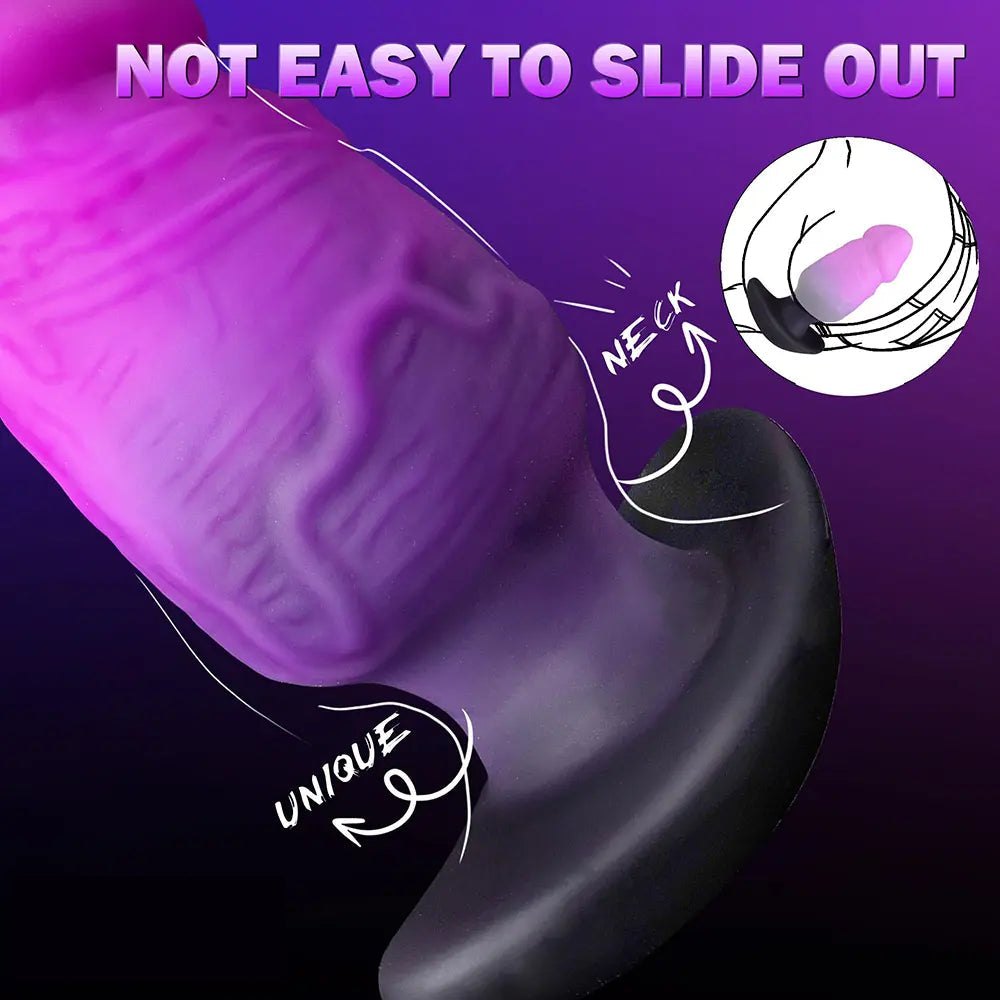 Purple pink gradient fantasy dildo, photo 9