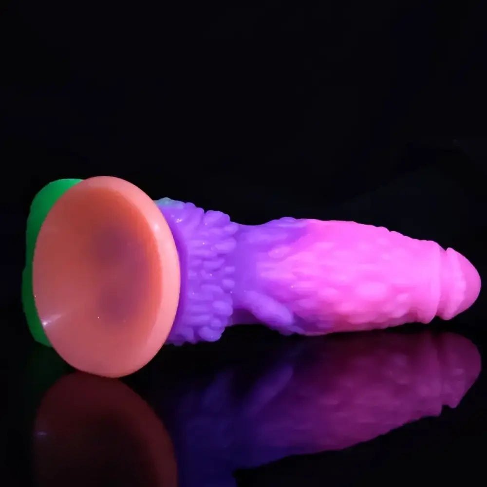 Gradient fantasy silicone dildo, photo 3