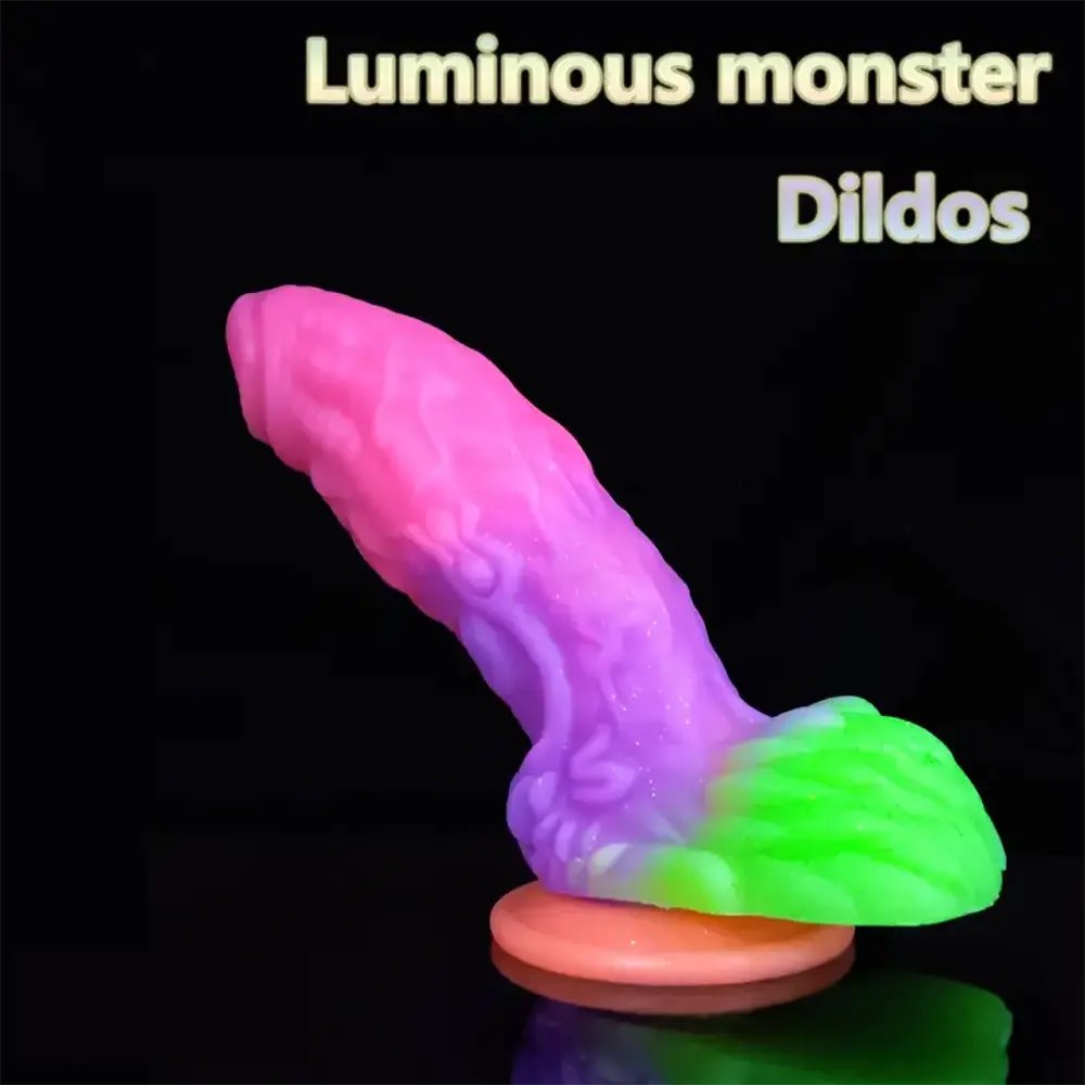 Gradient fantasy silicone dildo, photo 5