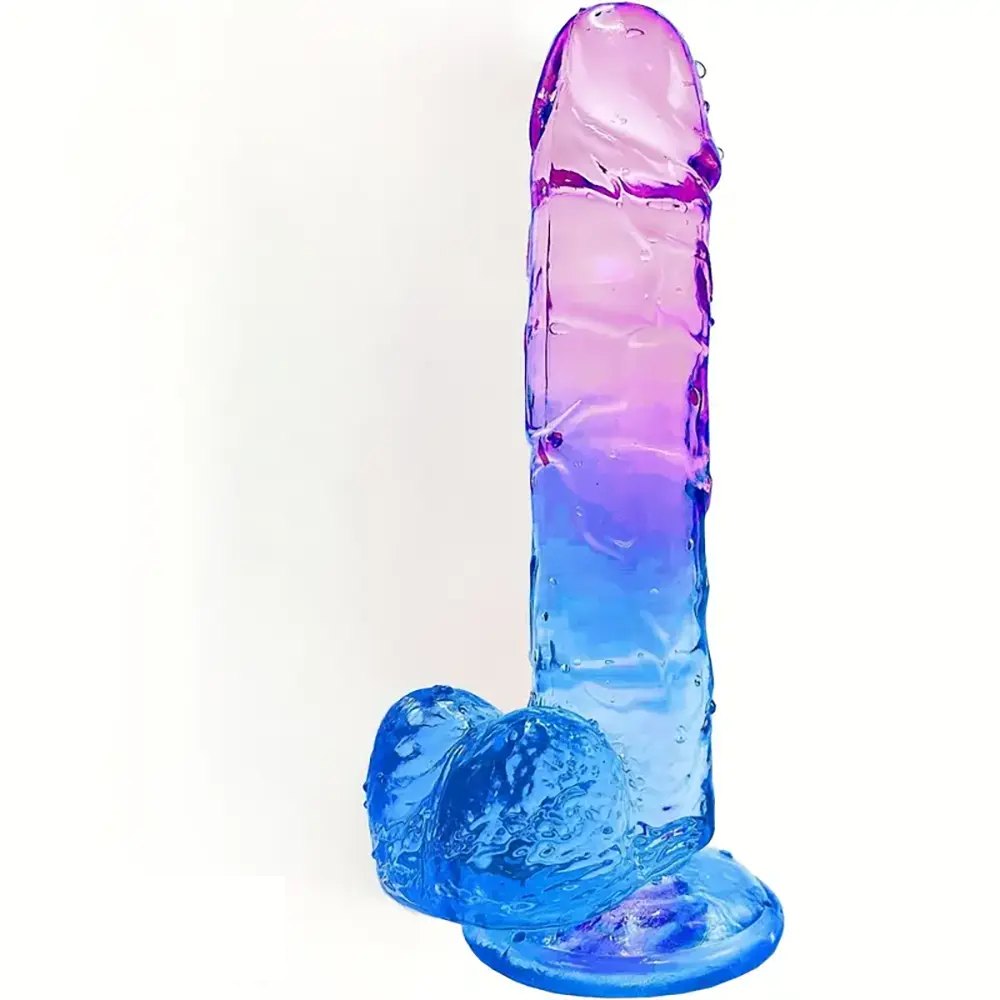 #2 purple to pink gradient jelly dildo