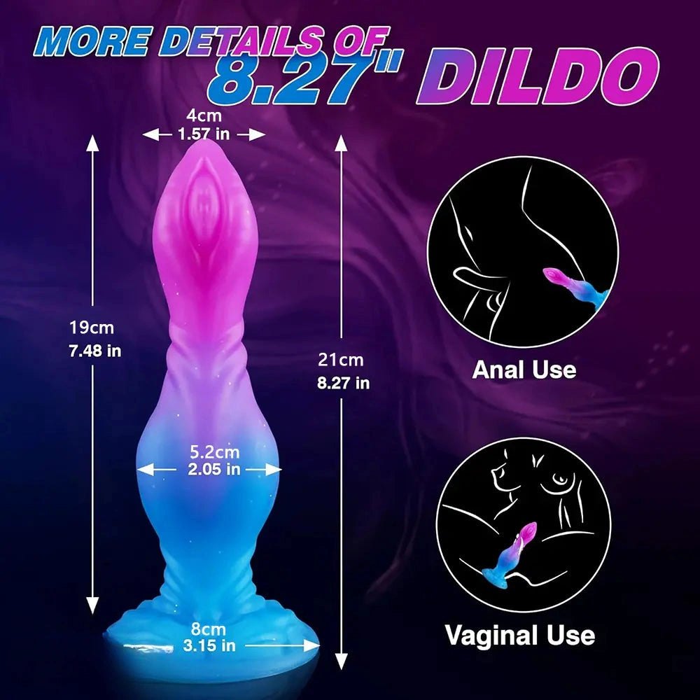 Gradient creature knot dildo, photo 4