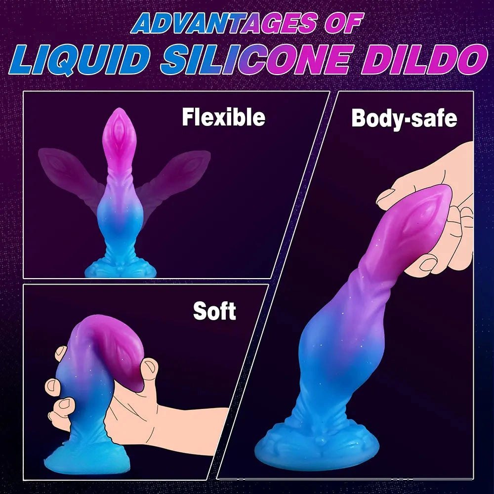 Gradient creature knot dildo, photo 6