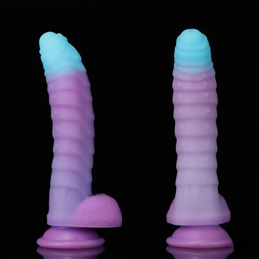 Blue purple gradient fantasy dildo, photo 1