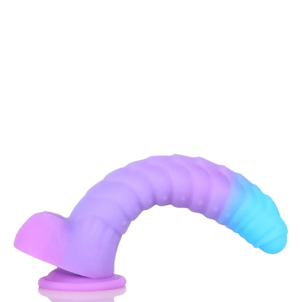 Blue purple gradient fantasy dildo, photo 10