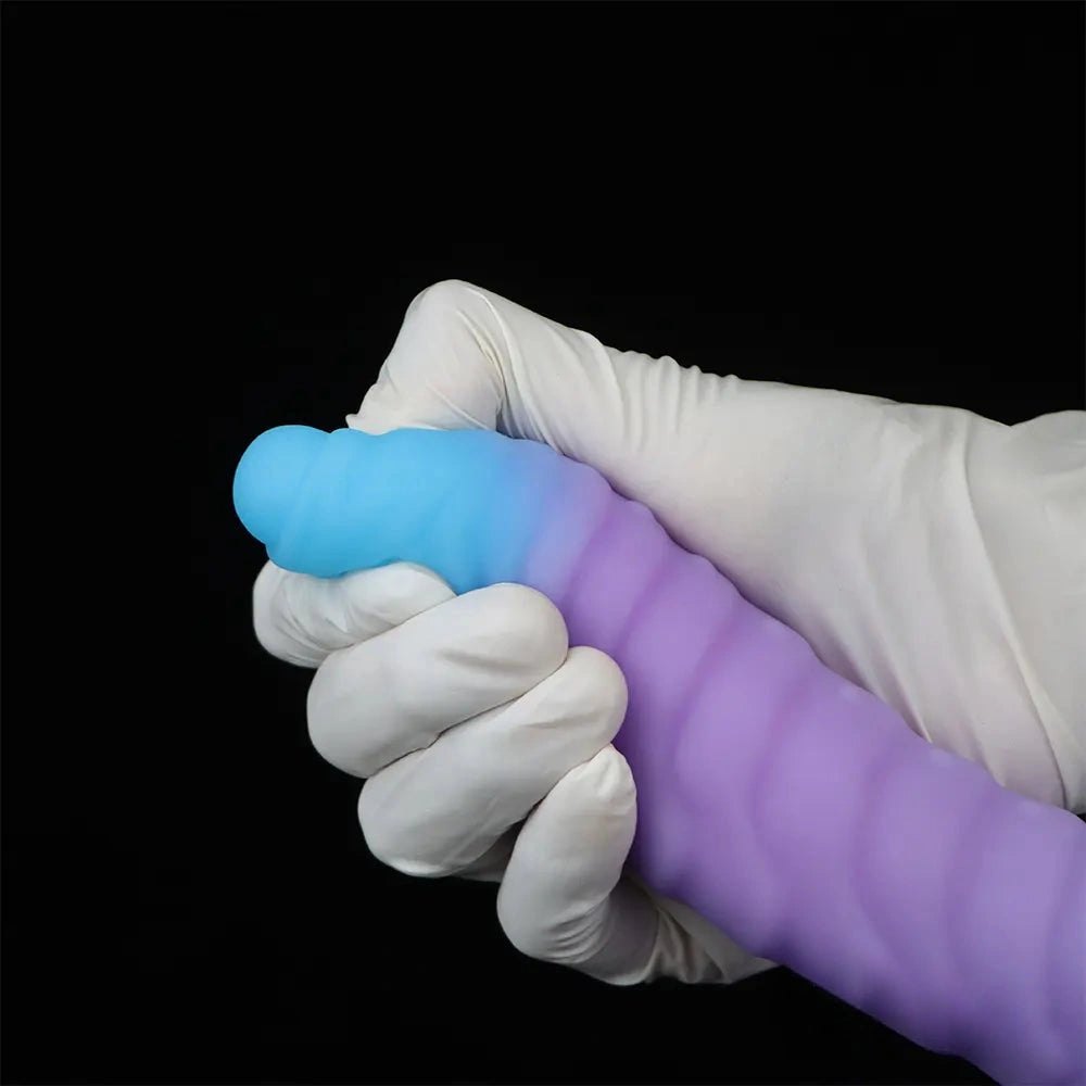 Blue purple gradient fantasy dildo, photo 12