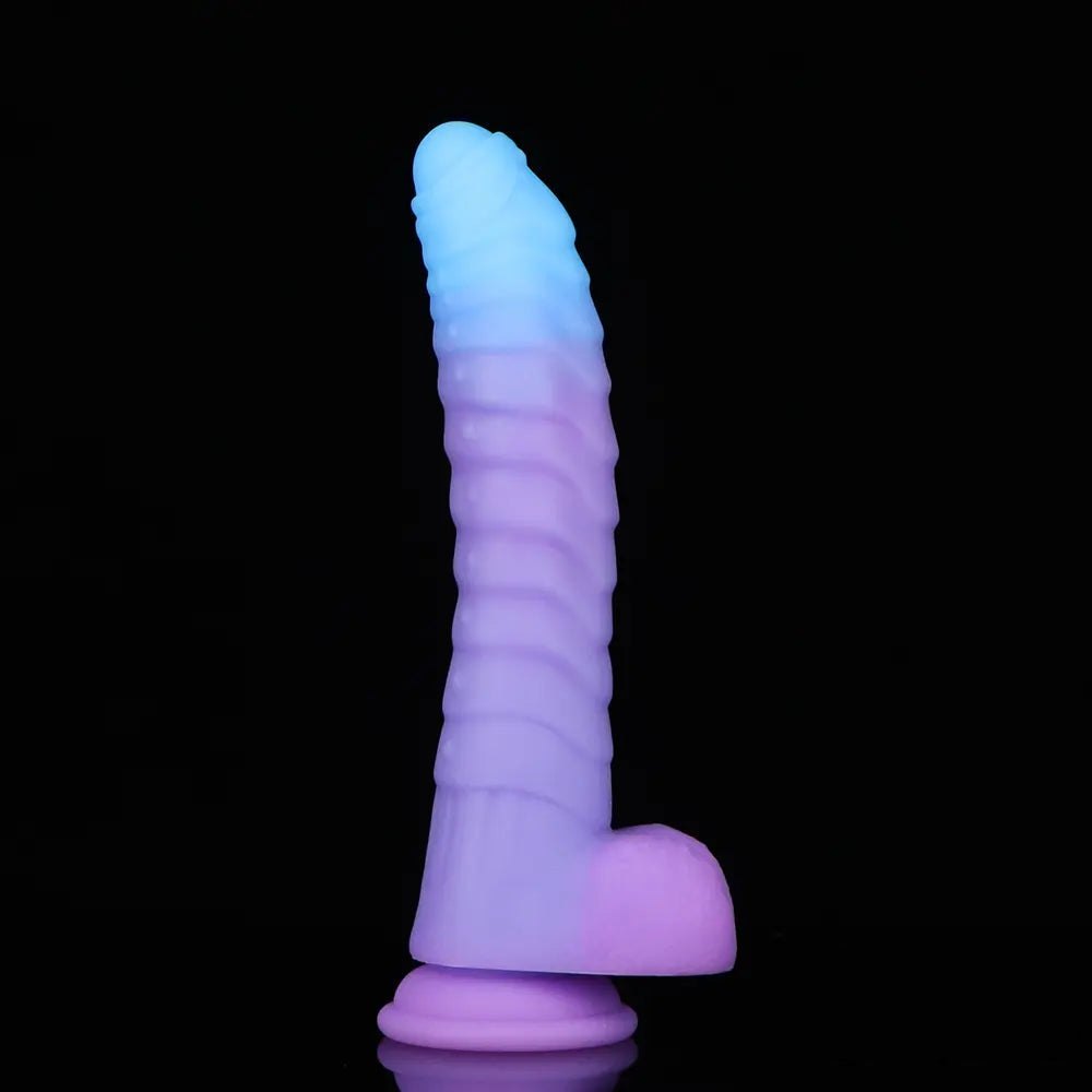 Blue purple gradient fantasy dildo, photo 2